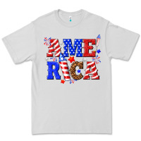 Dove Grey America Premium Tee - NancyCooperArtShop