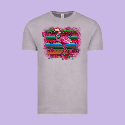 Flamingo Christmas Vintage Tee Designed By Bettercallsaul