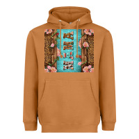 Meerkat Western Mama Pink Roses Mother's Day Heavyweight Hoodie - LillyAllenDesigns