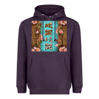 Plum Western Mama Pink Roses Mother's Day Heavyweight Hoodie - LillyAllenDesigns