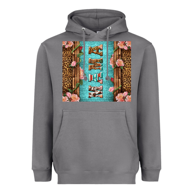 Western Mama Pink Roses Mother's Day Heavyweight Hoodie by LillyAllenDesigns | Teevron