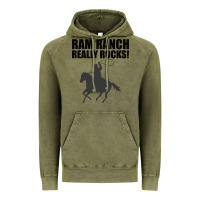 Vintage Olive Ram Ranch Really Rocks! Vintage Hoodie - Bettercallsaul