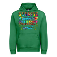 Emerald sunrise sunburn sunset repeat Urban Hoodie - Artiststas