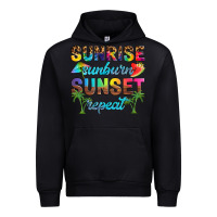 Foreset Green sunrise sunburn sunset repeat Urban Hoodie - Artiststas