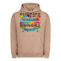Pigment Burro sunrise sunburn sunset repeat Urban Hoodie - Artiststas