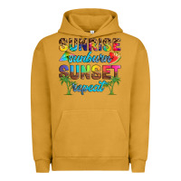 Pigment Peanut Butter sunrise sunburn sunset repeat Urban Hoodie - Artiststas