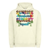 Pigment Pistachio sunrise sunburn sunset repeat Urban Hoodie - Artiststas