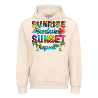 Sandshell sunrise sunburn sunset repeat Urban Hoodie - Artiststas