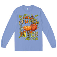 Colony Blue Cutest pumpkin in the patch Long Sleeve Tee - NancyCooperArtShop