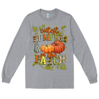 Heather Grey Cutest pumpkin in the patch Long Sleeve Tee - NancyCooperArtShop