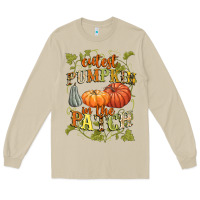 Mushroom Cutest pumpkin in the patch Long Sleeve Tee - NancyCooperArtShop