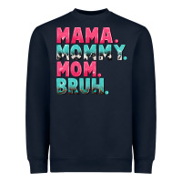 Navy Mama Mommy Mom bruh Mother's Day Heavyweight Sweatshirt - CowGirlArtShop
