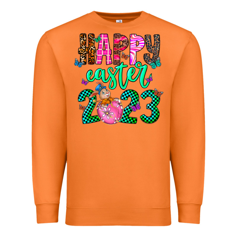 Happy Easter Premium Sweatshirt by CowhideDigitalArt | Teevron