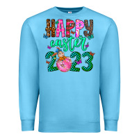 Ocean Blue Happy Easter Premium Sweatshirt - CowhideDigitalArt