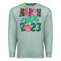 Seafoam Happy Easter Premium Sweatshirt - CowhideDigitalArt