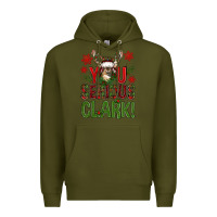 Army Green you serious clark with deer bbs Premium Hoodie - BundleAndBundleShop