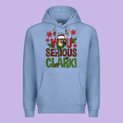 You Serious Clark With Deer Bbs Premium Hoodie Designed By Bundleandbundleshop