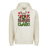 Oatmeal Heather you serious clark with deer bbs Premium Hoodie - BundleAndBundleShop
