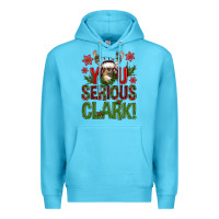 Ocean Blue you serious clark with deer bbs Premium Hoodie - BundleAndBundleShop