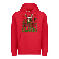 Red you serious clark with deer bbs Premium Hoodie - BundleAndBundleShop