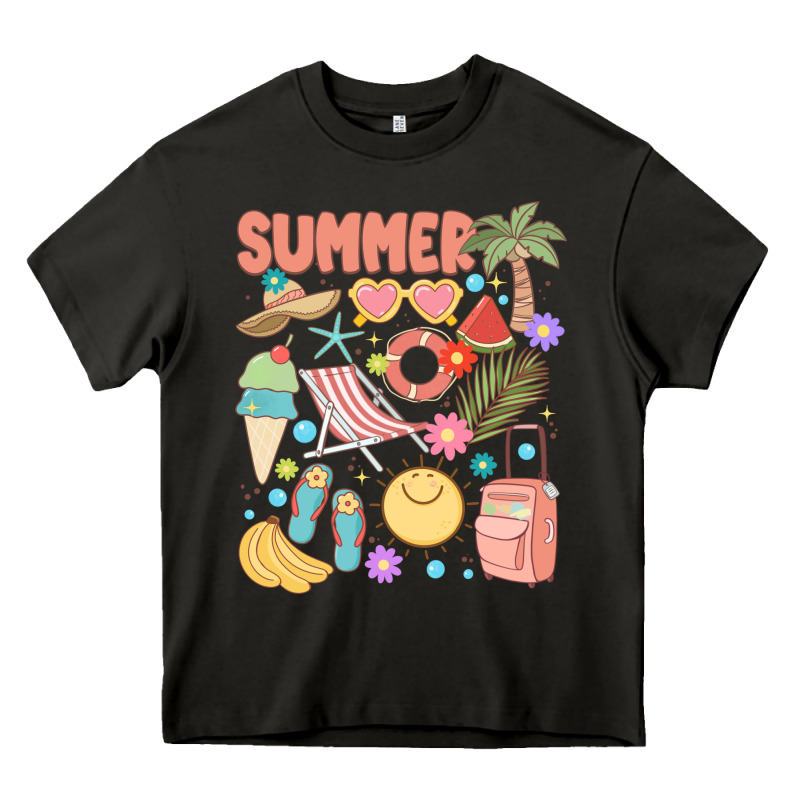 Retro Summer Heavy Core Tee by JahusDesignShop | Teevron