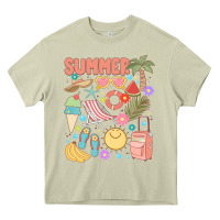 Mossy retro summer Heavy Core Tee - JahusDesignShop