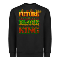 Black Future black king Heavyweight Sweatshirt - HowdyJamesFarm