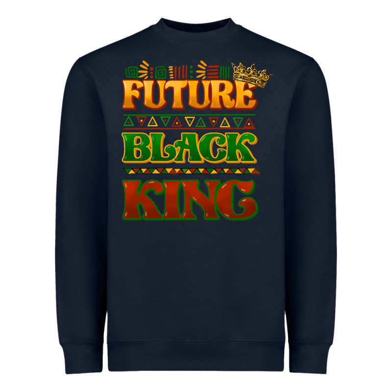 Future Black King Heavyweight Sweatshirt by HowdyJamesFarm | Teevron