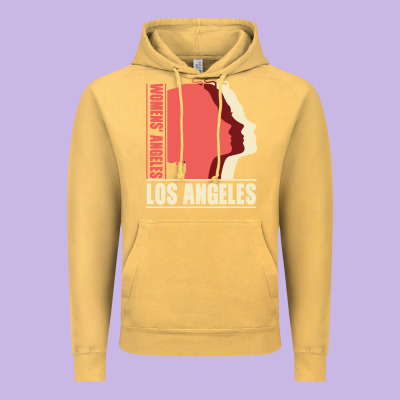 Women's Angeles Los Angeles Vintage Hoodie Designed By Bettercallsaul
