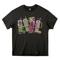 Asphalt mardi gras coffee Heavy Core Tee - MaliasSmallBusiness