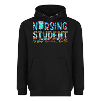 Black Nursing Student No Sleep No Money No Life Heavyweight Hoodie - CowhideDigitalArt