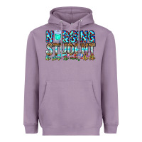 Lavender Nursing Student No Sleep No Money No Life Heavyweight Hoodie - CowhideDigitalArt