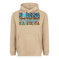 Mushroom Nursing Student No Sleep No Money No Life Heavyweight Hoodie - CowhideDigitalArt