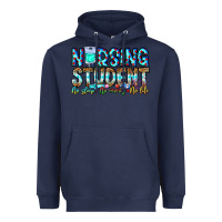 Navy Nursing Student No Sleep No Money No Life Heavyweight Hoodie - CowhideDigitalArt