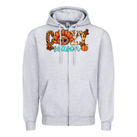 Heather Grey turkey cozy season thanksgiving bbs Zipper Hoodie - BundleAndBundleShop