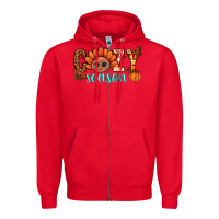 Red turkey cozy season thanksgiving bbs Zipper Hoodie - BundleAndBundleShop