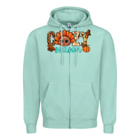 Seafoam turkey cozy season thanksgiving bbs Zipper Hoodie - BundleAndBundleShop