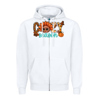 White turkey cozy season thanksgiving bbs Zipper Hoodie - BundleAndBundleShop