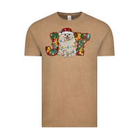 Vintage Coffee pomeranian christmas joy Vintage Tee - RanaPortraitStore