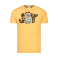 Vintage Mustard pomeranian christmas joy Vintage Tee - RanaPortraitStore