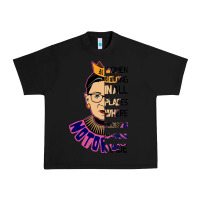 Black RBG Ruth Bader Ginsburg Women Belong In All Places Urban Heavy Tee - Bettercallsaul