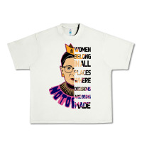 Pistachio RBG Ruth Bader Ginsburg Women Belong In All Places Urban Heavy Tee - Bettercallsaul