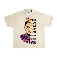 Sandshell RBG Ruth Bader Ginsburg Women Belong In All Places Urban Heavy Tee - Bettercallsaul