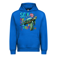 Cobalt sea you soon with sea turtle Urban Hoodie - Artiststas