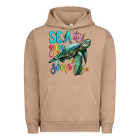 Pigment Burro sea you soon with sea turtle Urban Hoodie - Artiststas