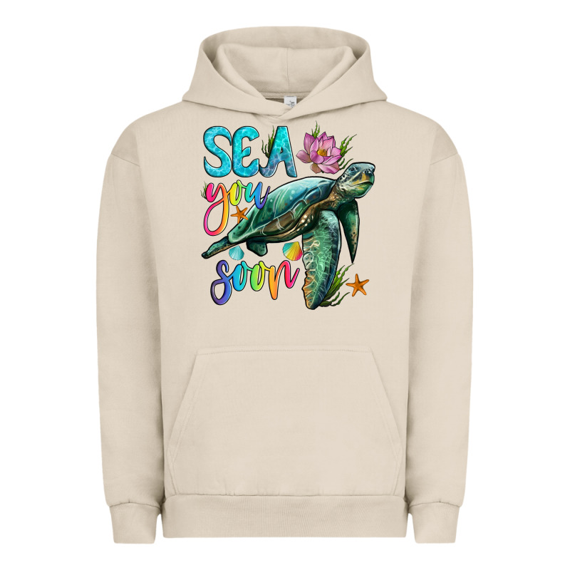 Sea You Soon With Sea Turtle Urban Hoodie by Artiststas | Teevron