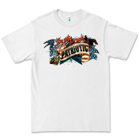 White patriotic drunk america Premium Tee - NancyCooperArtShop