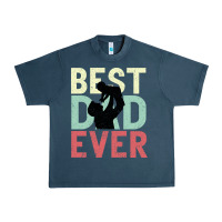 Midnight Navy Best Dad Ever Urban Heavy Tee - Bettercallsaul