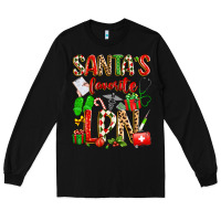 Black santa's favorite lpn Long Sleeve Tee - texasbilliewilder