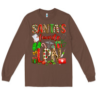 Chestnut santa's favorite lpn Long Sleeve Tee - texasbilliewilder